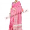 baby-pink-color-mangalagiri-cotton-saree-with-blouse-side-view