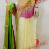 cream-color-uppada-plain-silk-saree-1