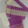 Violet Color Mangalagiri Cotton dress material